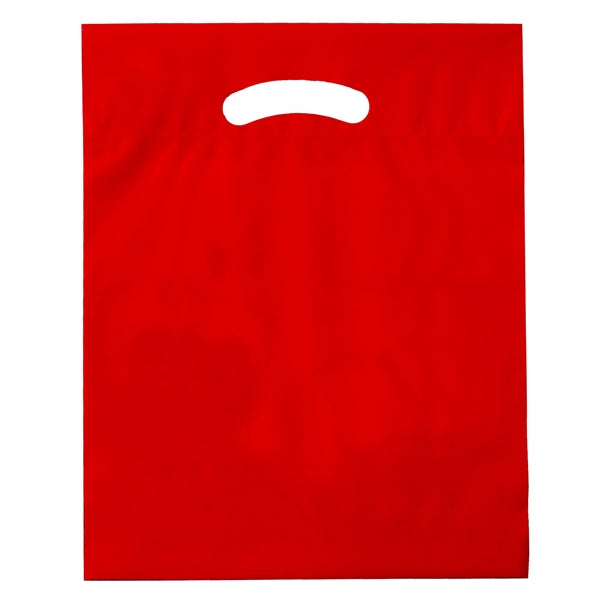 Die Cut Fold-Over Reinforced Plastic Bag - Flexo Ink