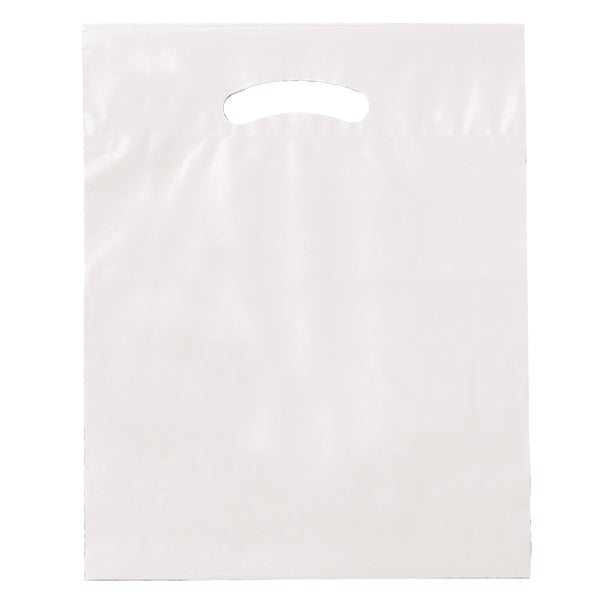 Die Cut Fold-Over Reinforced Plastic Bag - Flexo Ink
