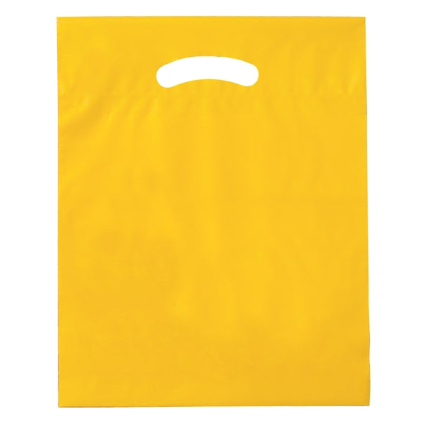Die Cut Fold-Over Reinforced Plastic Bag - Flexo Ink