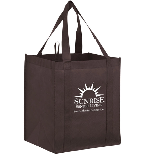 Heavy Duty Non-Woven Grocery Tote Bag - Screen Print