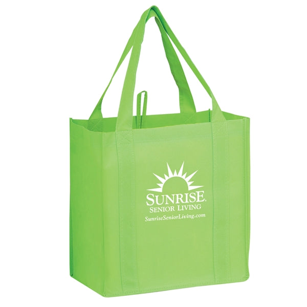 Heavy Duty Non-Woven Grocery Tote Bag - Screen Print