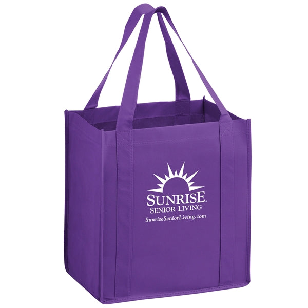 Heavy Duty Non-Woven Grocery Tote Bag - Screen Print