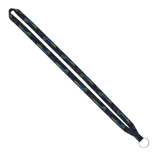 Import Rush 1/2" Dye-Sublimated Lanyard with Sewn Ring