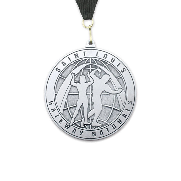 Solid Pewter Medal (1 1/2")