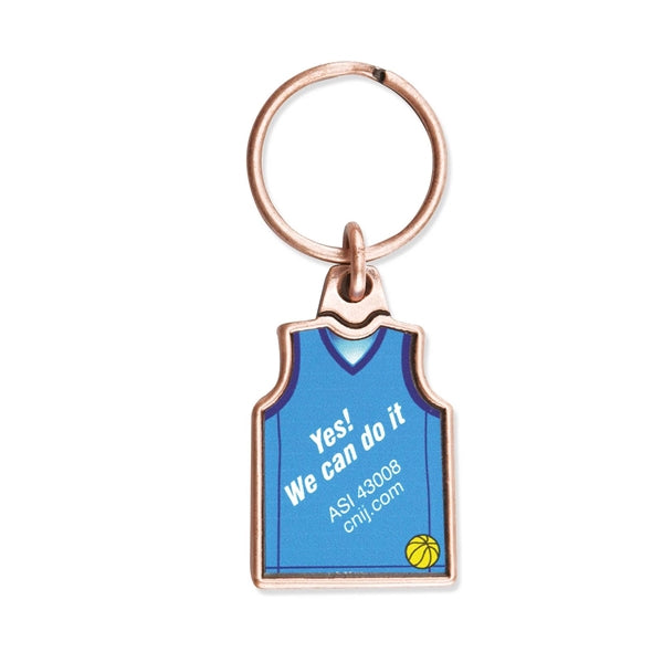 Express Line Basketball Jersey Key Chain (1" x 1 3/4")