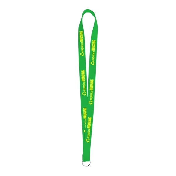 Sewn Screen Printed Polyester Value Lanyard