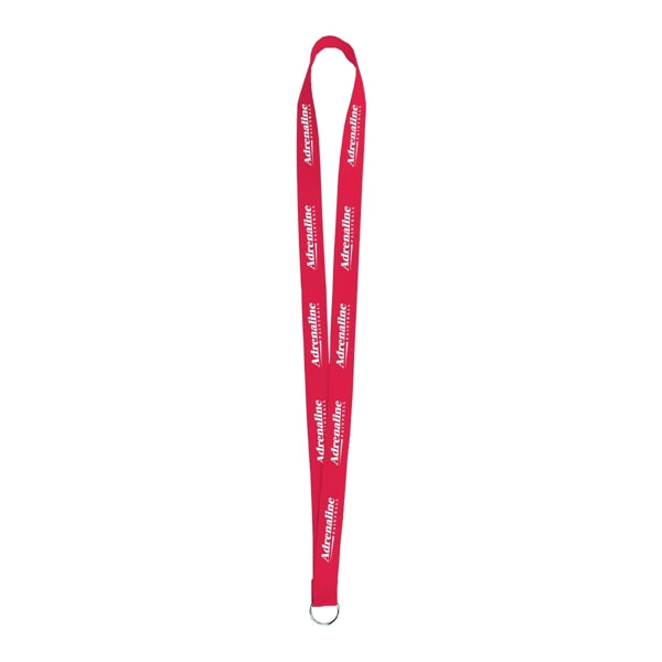 Sewn Screen Printed Polyester Value Lanyard