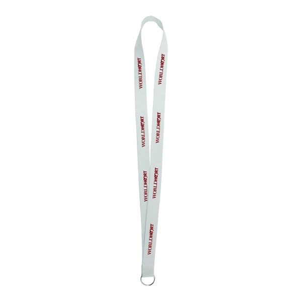 Sewn Screen Printed Polyester Value Lanyard