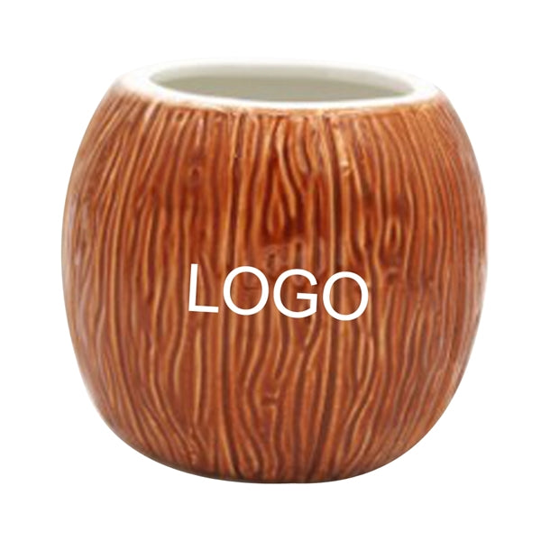 Coconut Shape Tiki Cup