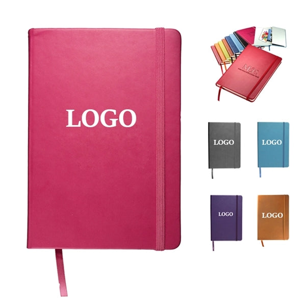 PU Leather Notebook with Elastic Band