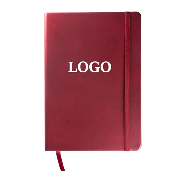 PU Leather Notebook with Elastic Band
