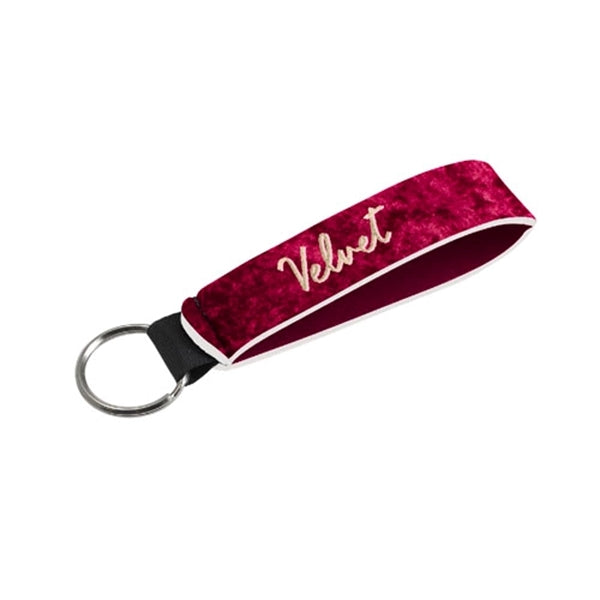 Velvet Neoprene Wrist strap key holder