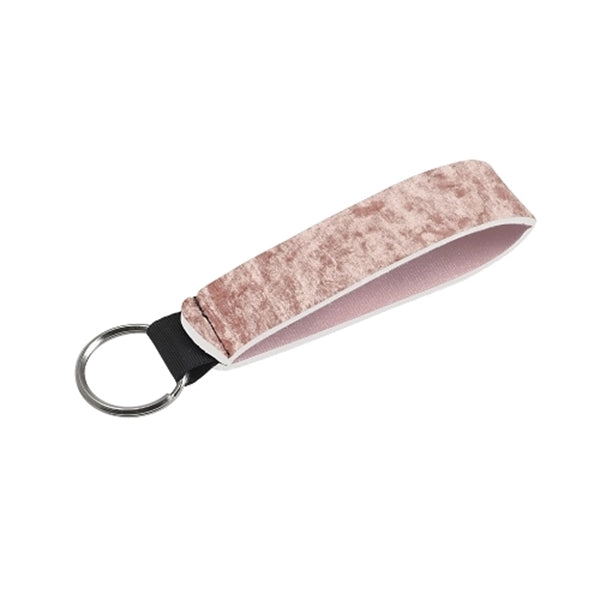 Velvet Neoprene Wrist strap key holder