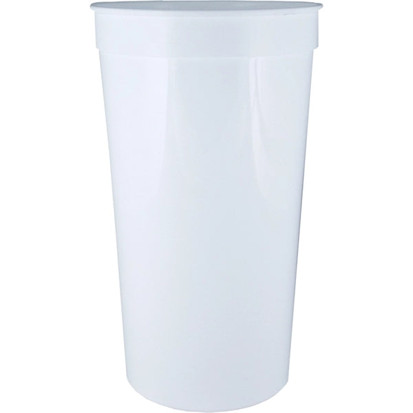 32 oz. Smooth Wall Plastic Stadium Cup