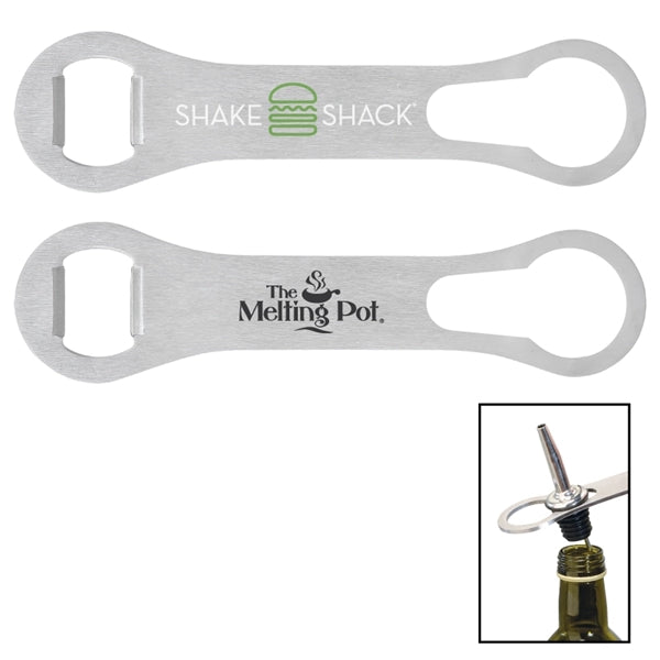 Dog Bone Bottle Opener w/Pour Spout Remover
