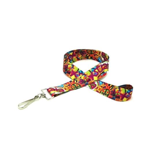 Digitally Sublimated Lanyard w/Bulldog Clip