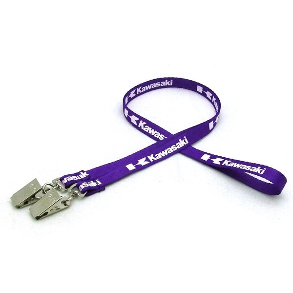 Digitally Sublimated Lanyard w/Bulldog Clip