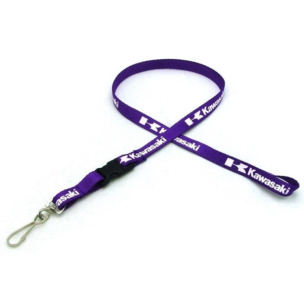 Digitally Sublimated Lanyard w/Bulldog Clip
