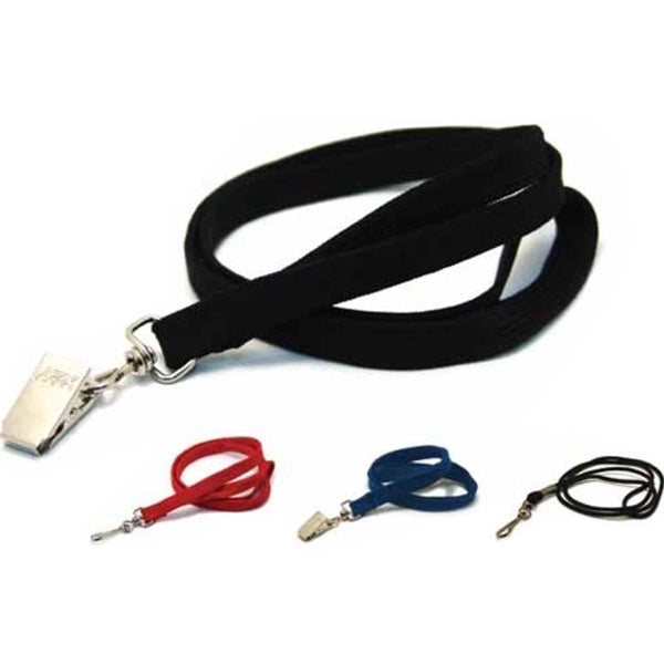 Blank Tubular Style 911 Lanyard w/Bulldog