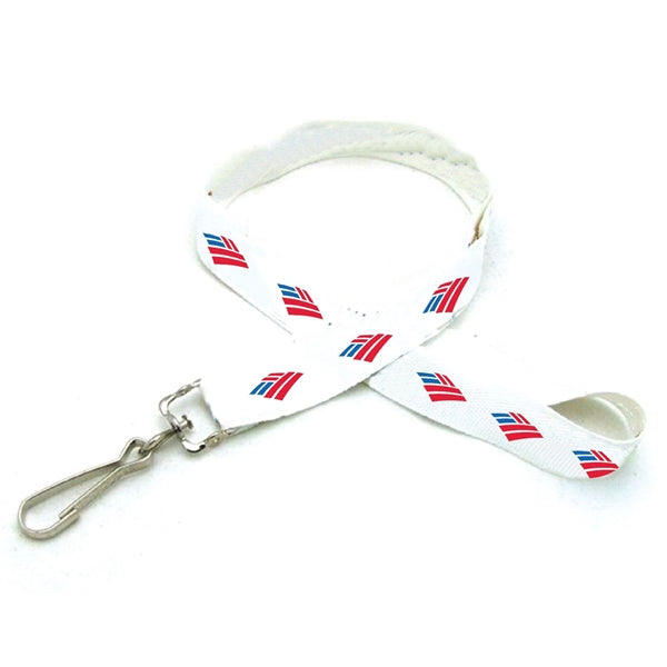 3/8" Sublimated Recycled Lanyard w/ Deluxe Swivel Hook