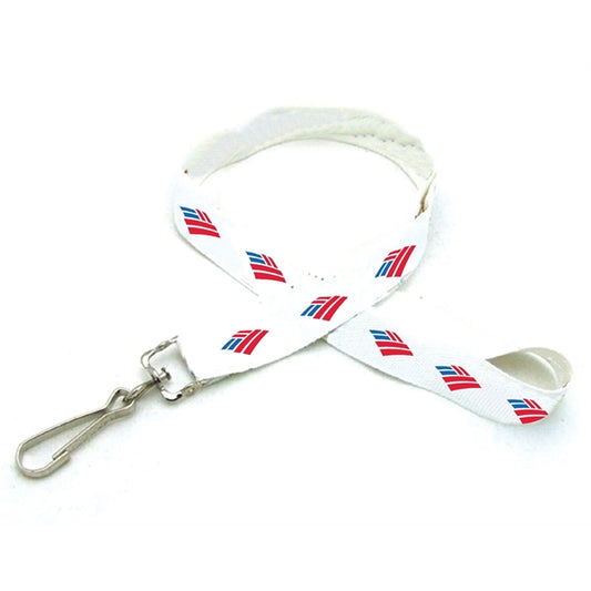 3/8" Sublimated Recycled Lanyard w/ Deluxe Swivel Hook
