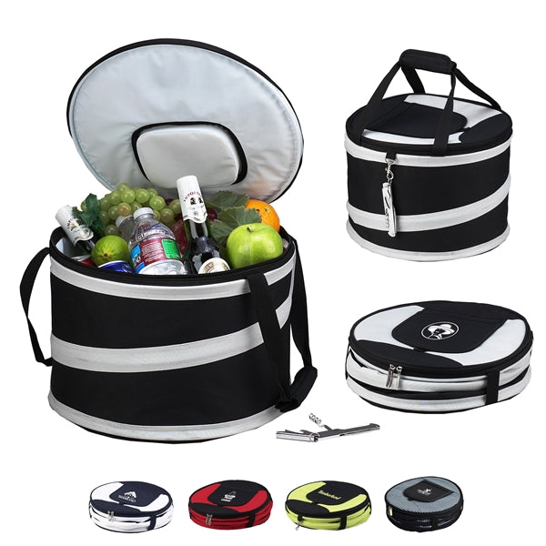 Insulated Collapsible Party Tub with corkscrew - 24 Can