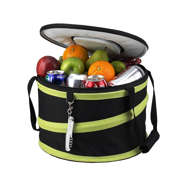 Insulated Collapsible Party Tub with corkscrew - 24 Can