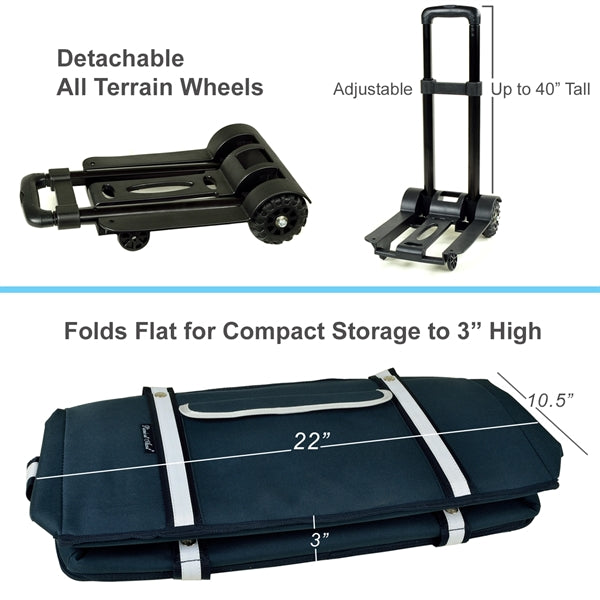 Collapsible Wheeled Cooler- Steel frame/Side Support-72 cans