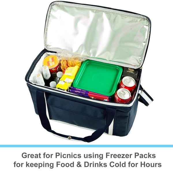 Collapsible Wheeled Cooler- Steel frame/Side Support-72 cans