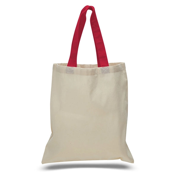 Contrasting Handles Tote