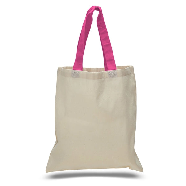 Contrasting Handles Tote