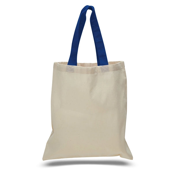 Contrasting Handles Tote