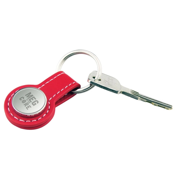 Leather Like Snap Key Chain