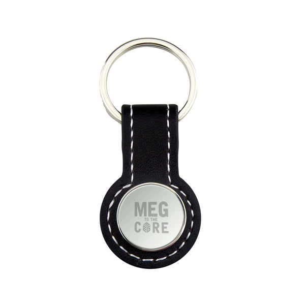 Leather Like Snap Key Chain