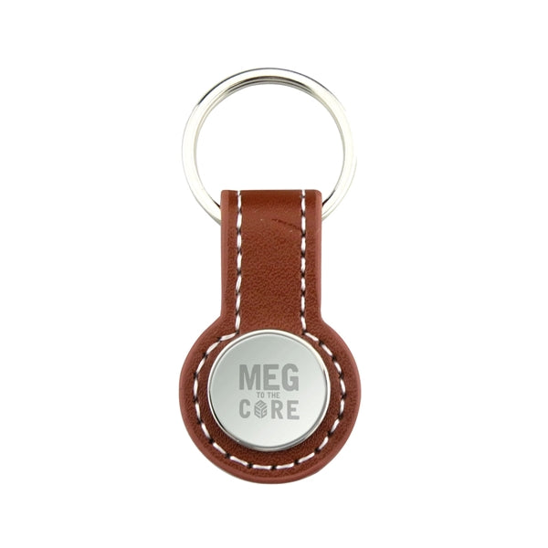 Leather Like Snap Key Chain