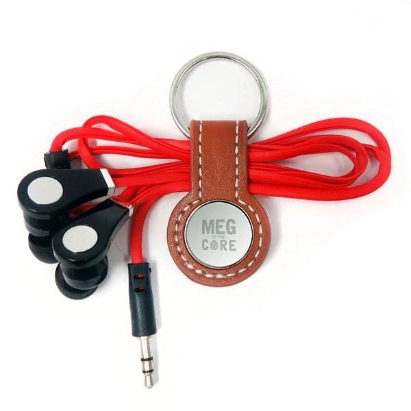 Leather Like Snap Key Chain