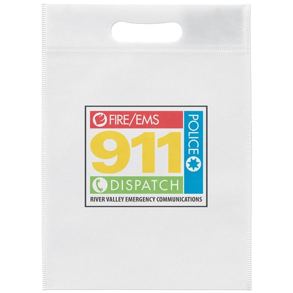 10W x 14H Non-Woven Die Cut Bag - Dynamic Color