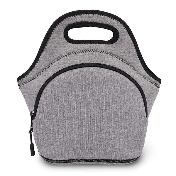 Double Zipper Neoprene Lunch Tote