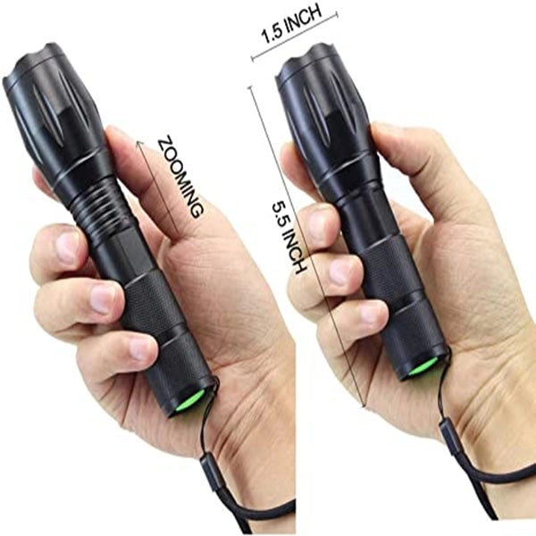Portable Waterproof Zoomable FlashLight
