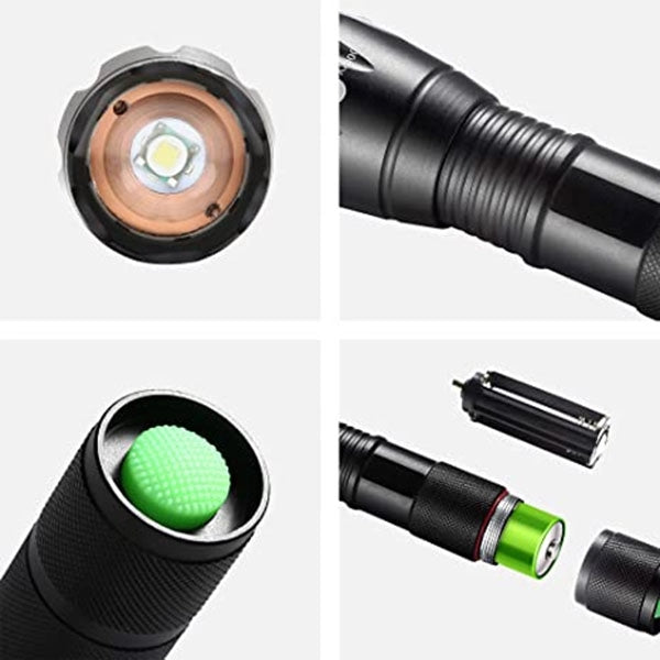 Portable Waterproof Zoomable FlashLight