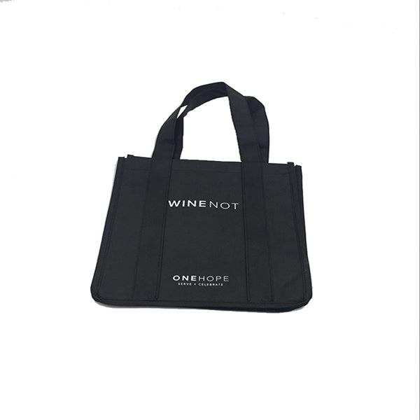 Non Woven Six Bottle Wine Tote Bag