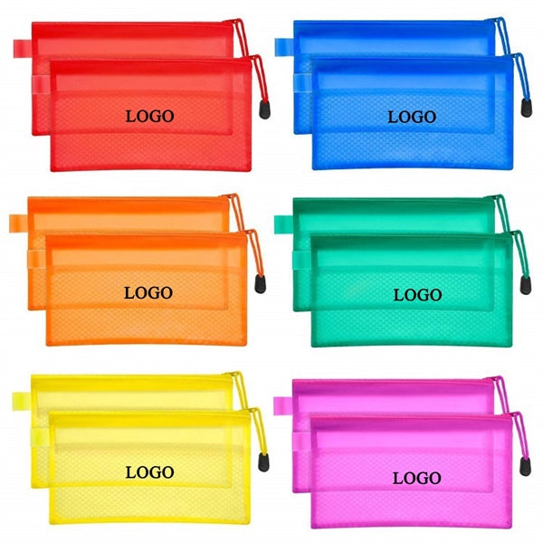 Big Capacity Waterproof Double Layer Zipper Pencil Case