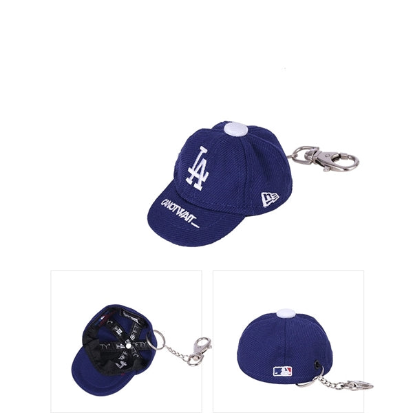Logo 3D Embroidery Design Baseball Cap Shape Keyring