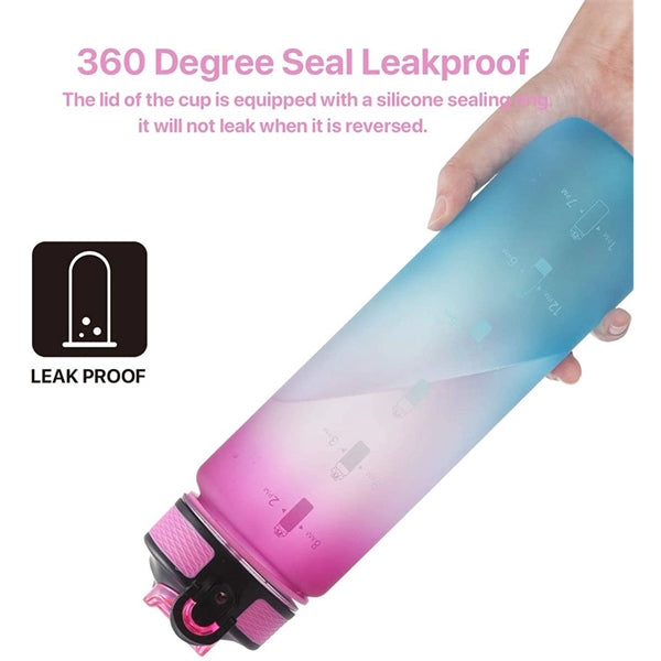 Water Bottle 32 oz with Time Marker