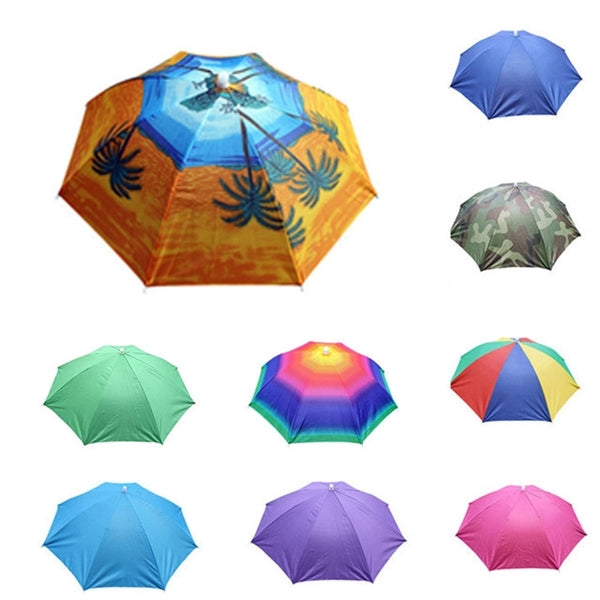 Wearing Umbrella Hat