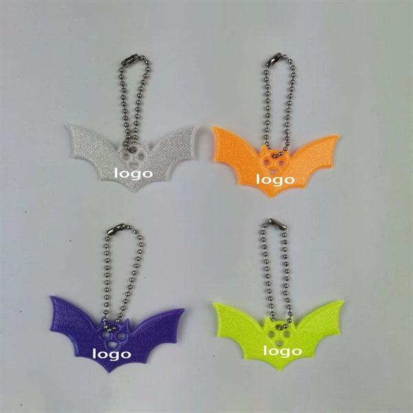 Reflective Bat charm