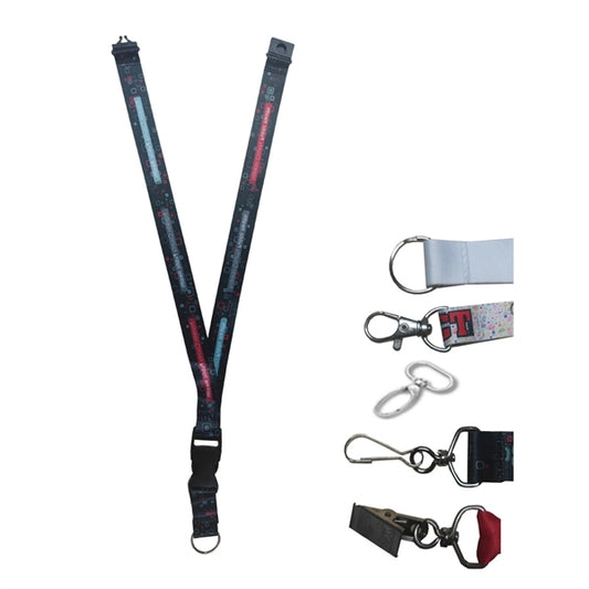 5/8" Dye-Sublimated Lanyard w/ Safety Breakaway Buckle Relea