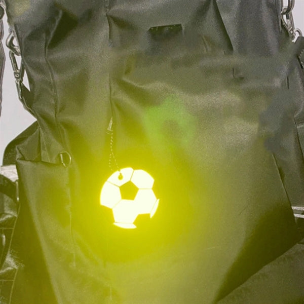 Reflective football charm
