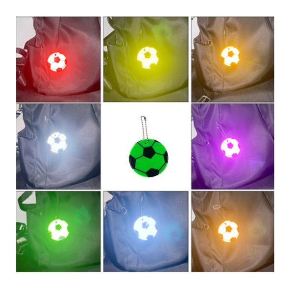 Reflective football charm