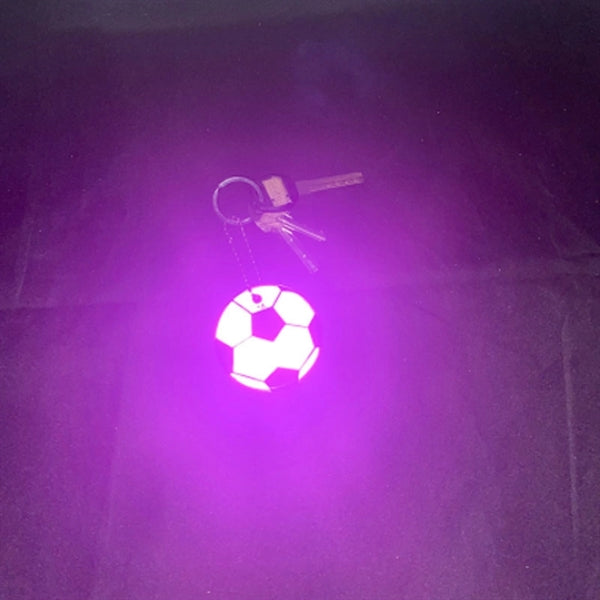 Reflective football charm